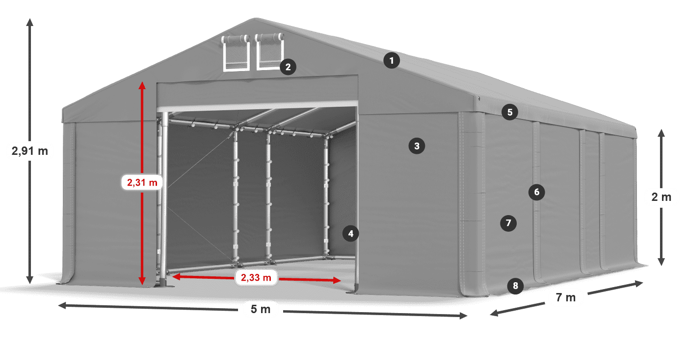 MFR 620 PVC légende 2m