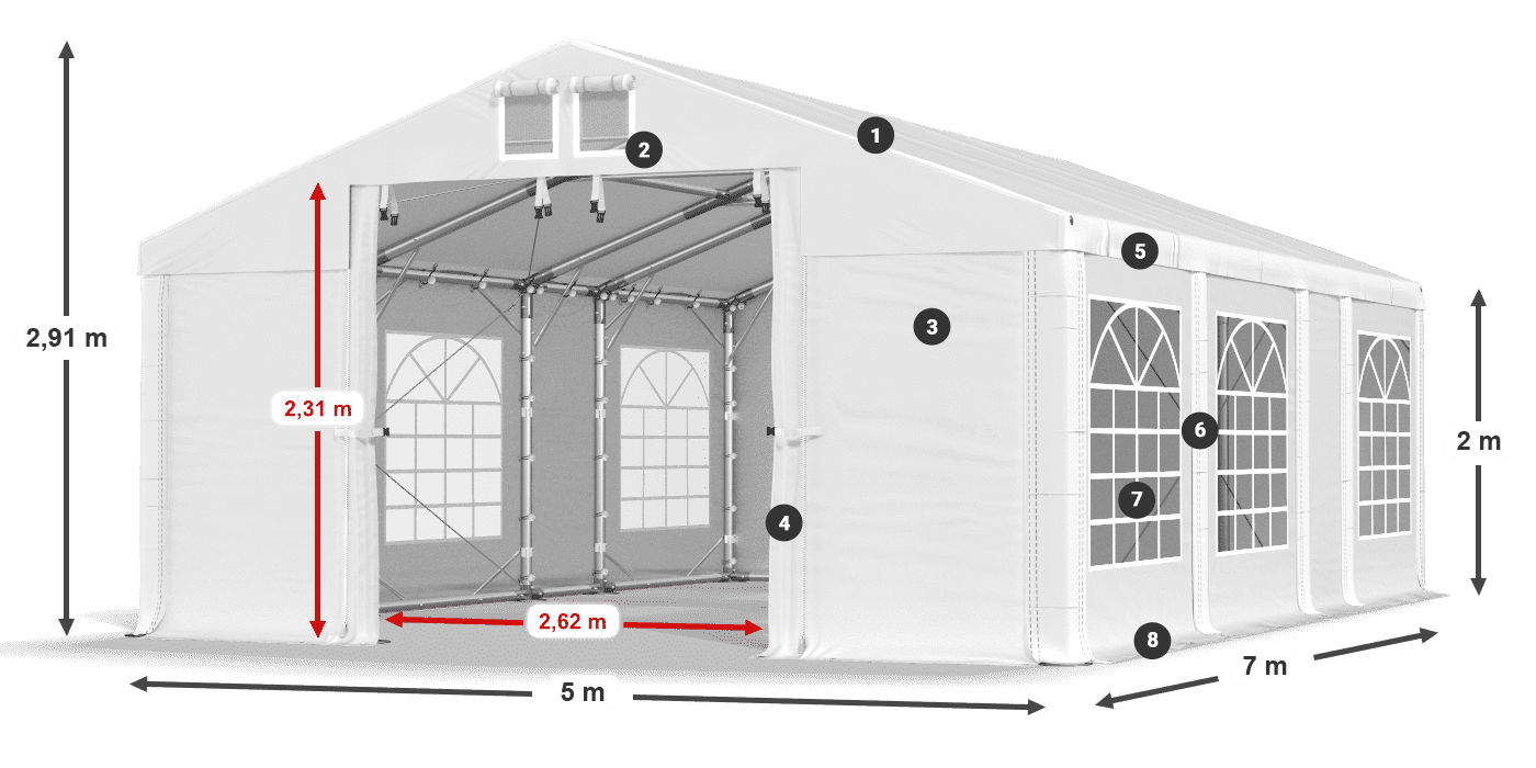 IMS 580 PVC légende 2m