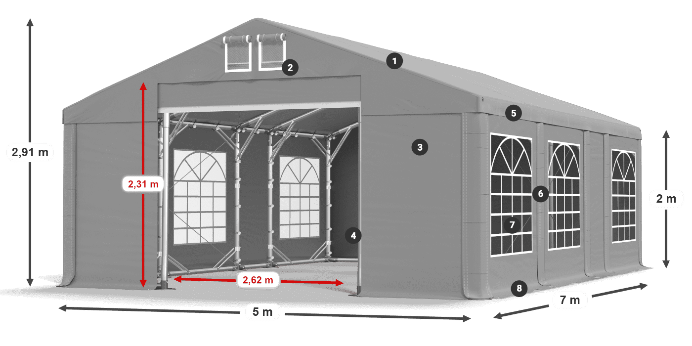 IMS 580 PVC légende 2m