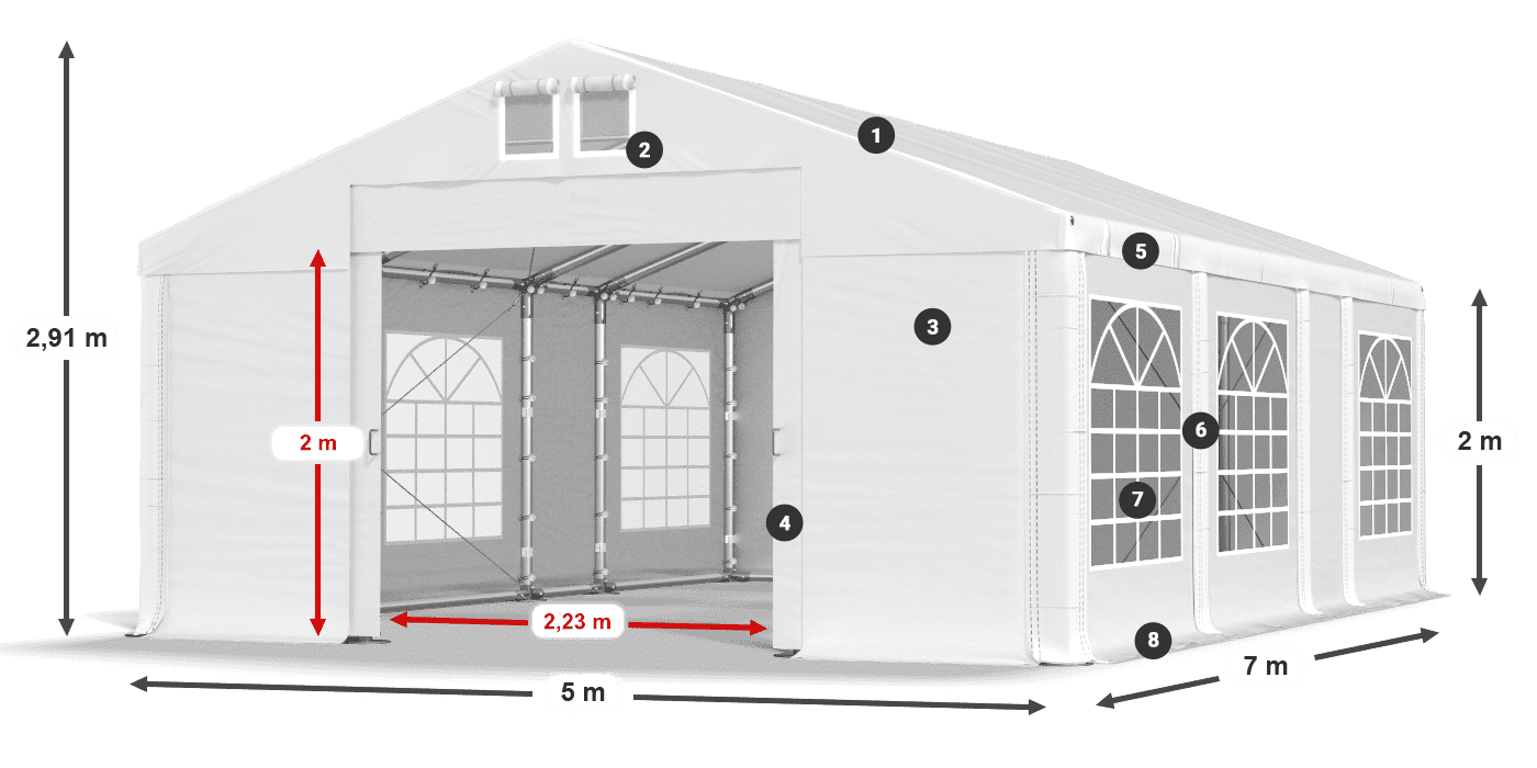 IMS 580 PVC légende 2m
