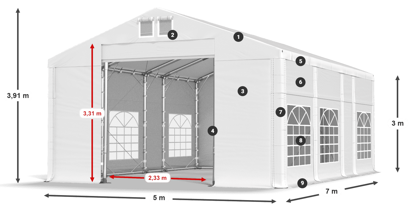 IFR 620 PVC légende 3m