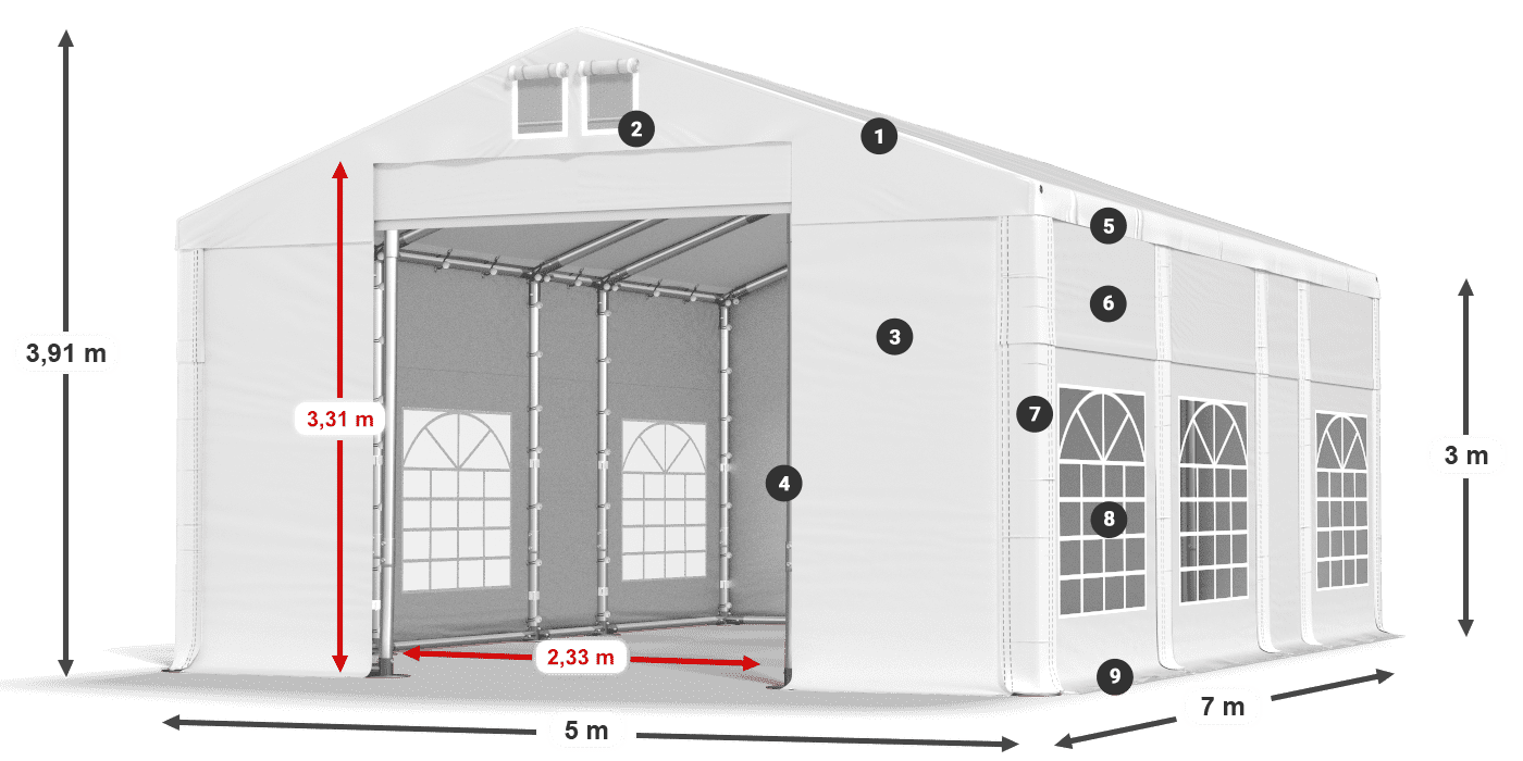 IFR 620 PVC légende 3m