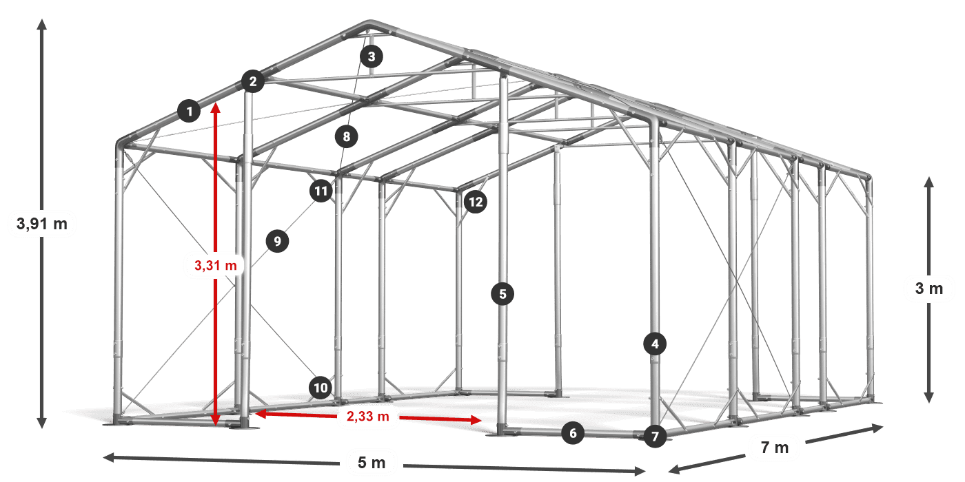 POLAR légende 2.5m-4m