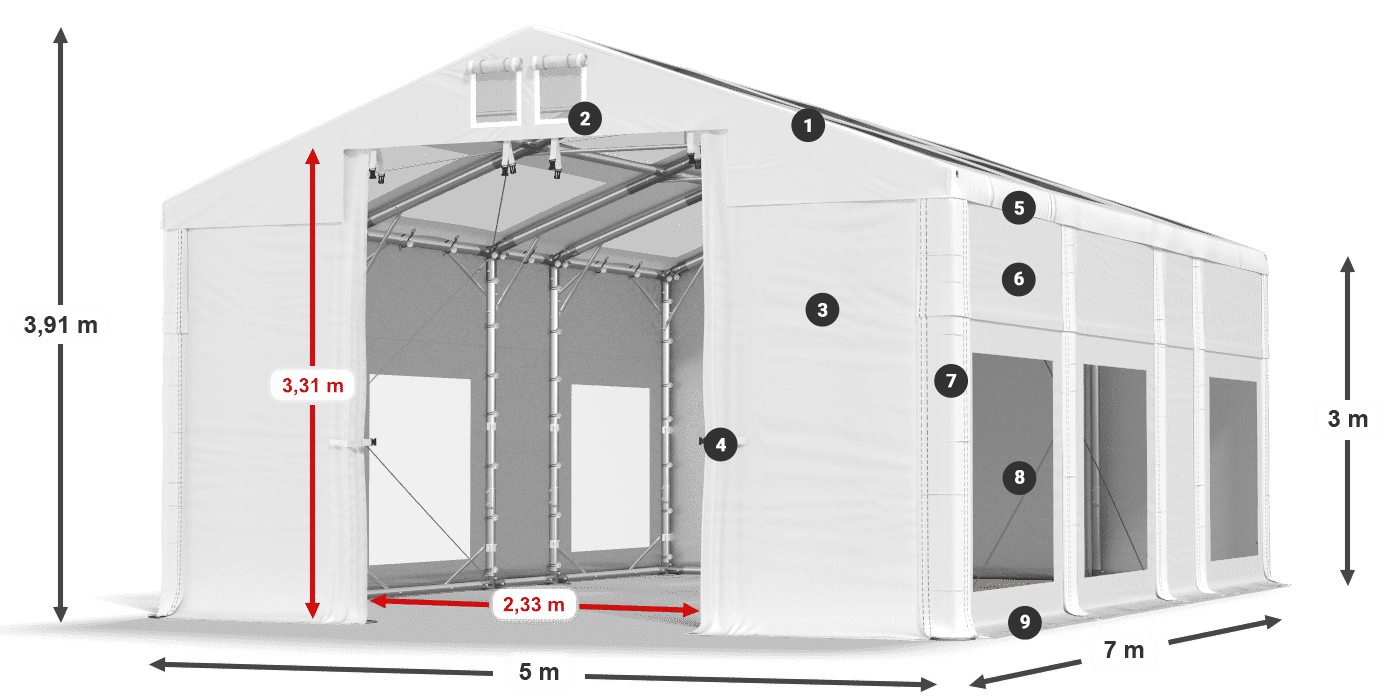 IMST 580 PVC légende 3m