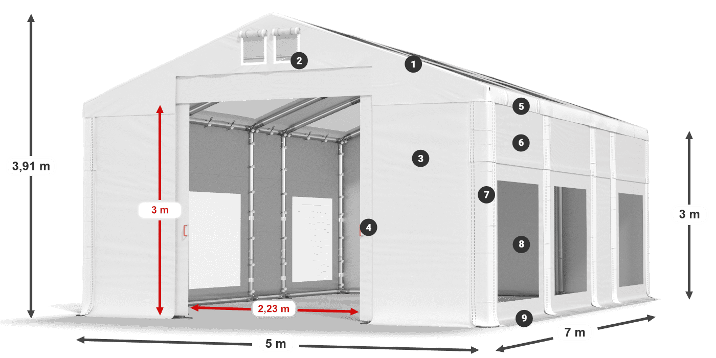 IMST 580 PVC légende 3m