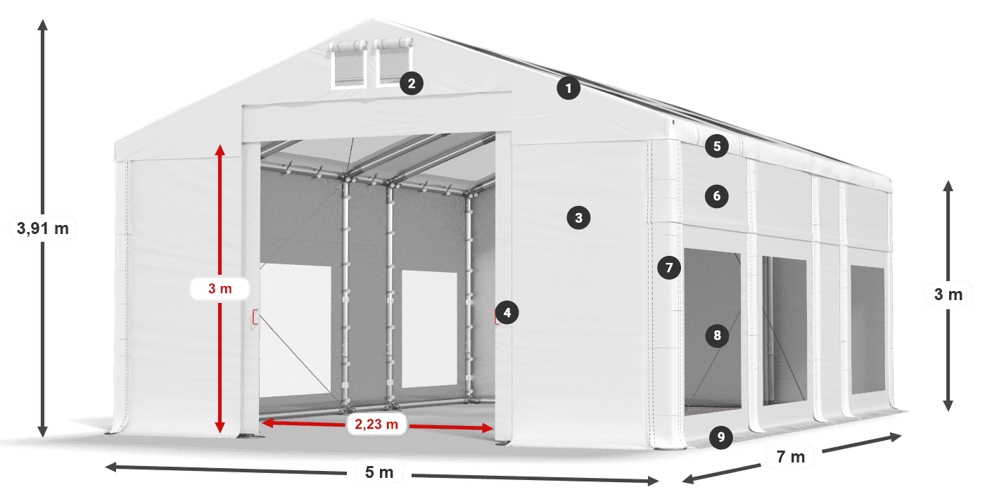 IMST 580 PVC légende 3m