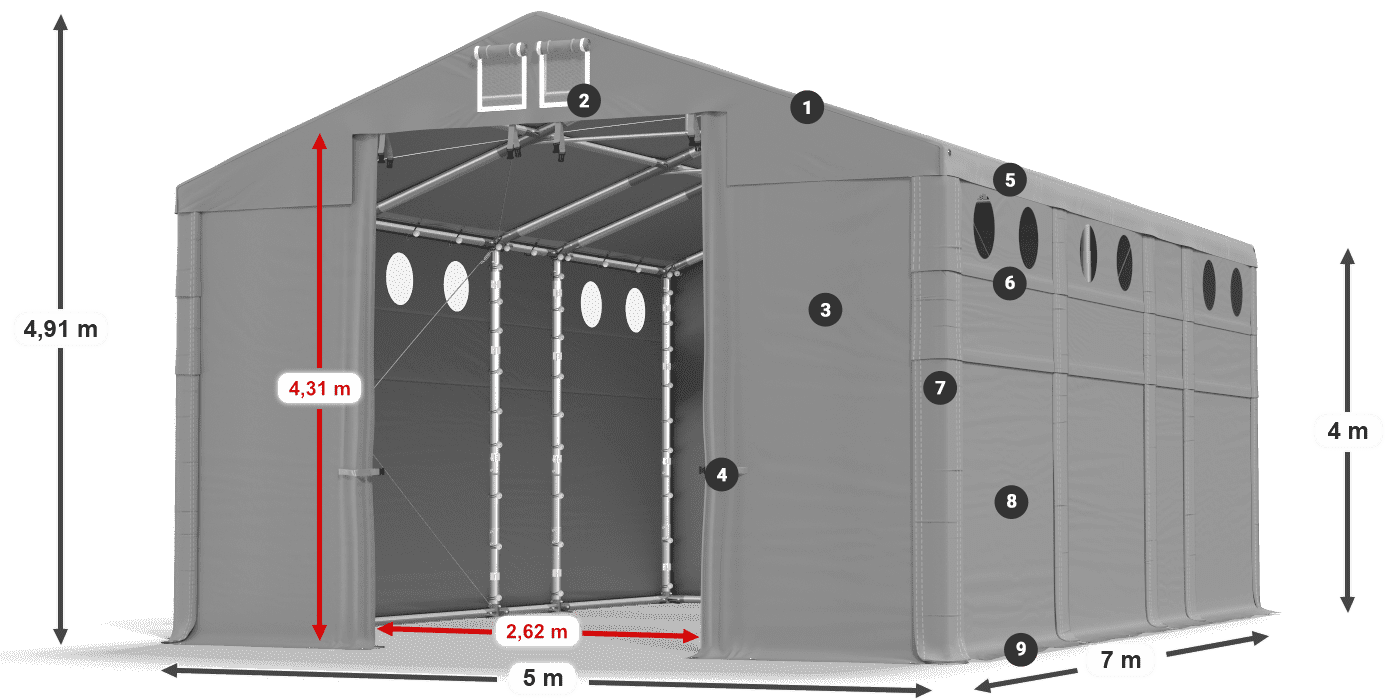 MFRO 620 PVC légende 4m