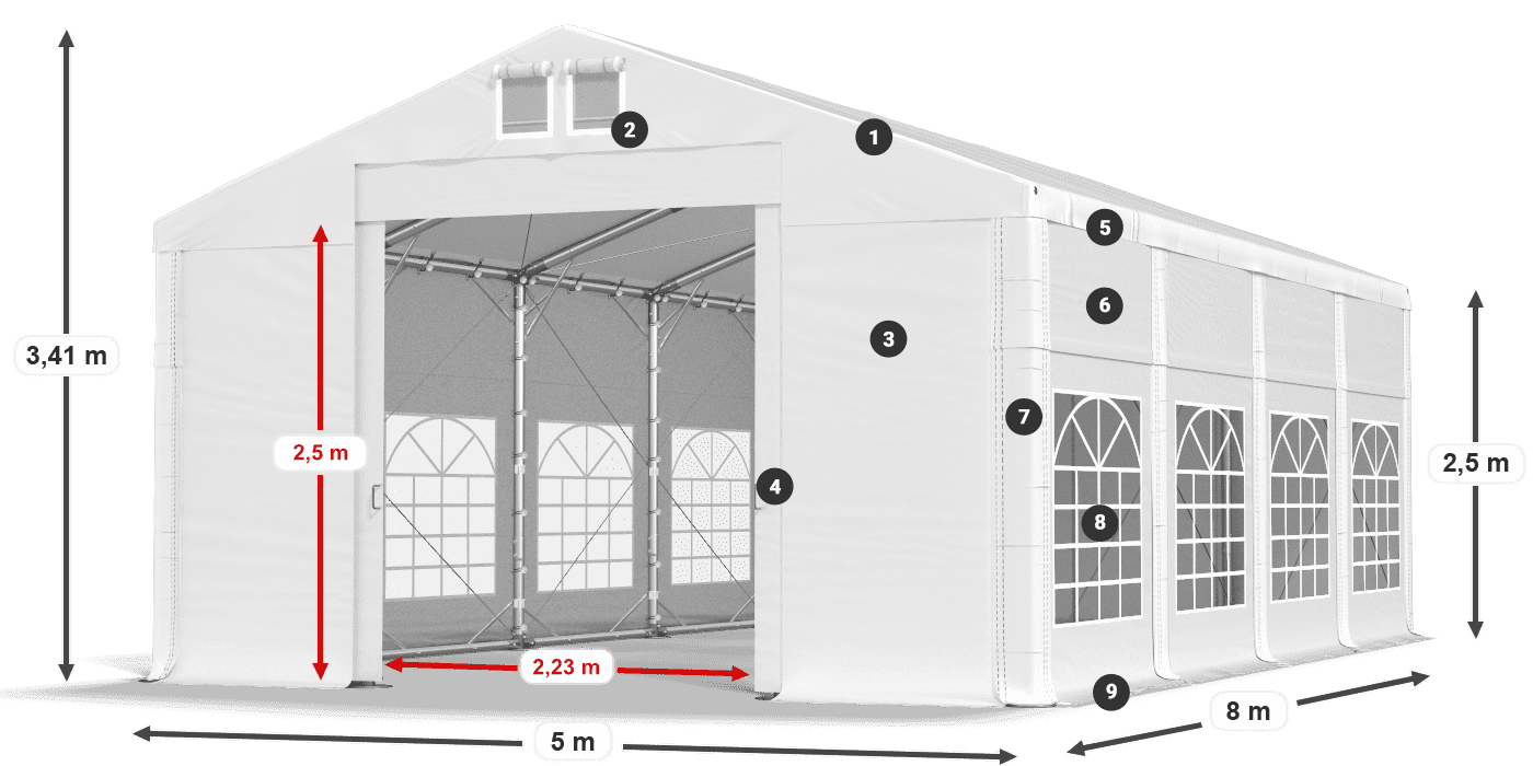 IMS 580 PVC légende 2,5m