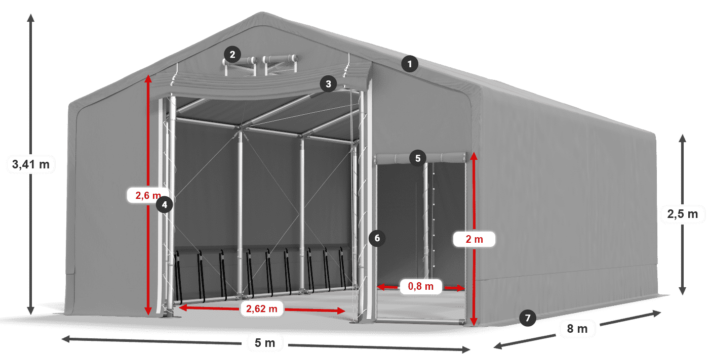 SFR 600 PVC légende
