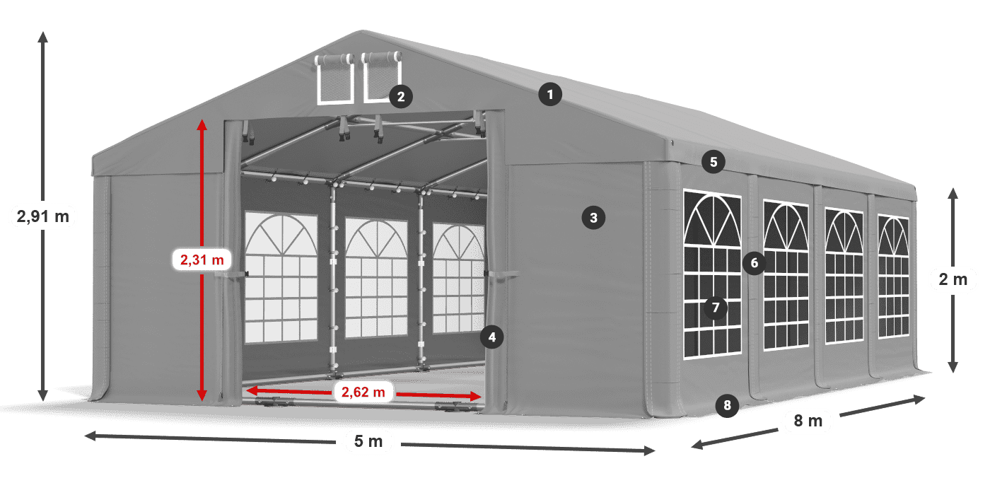 IMS 580 PVC légende 2m
