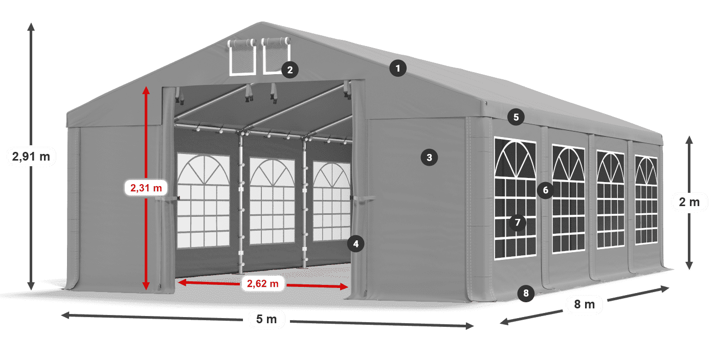ISD 560 PVC légende 2m