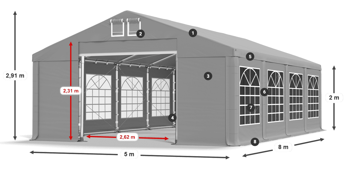 ISD 560 PVC légende 2m