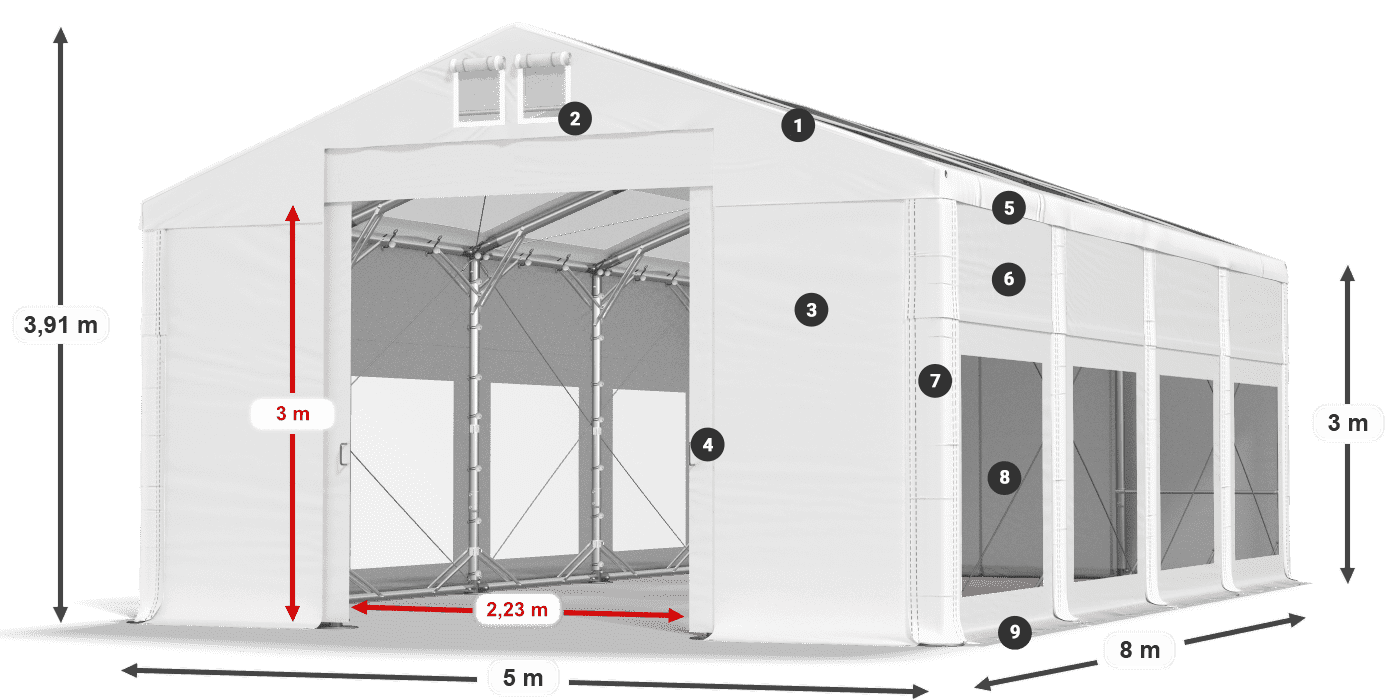 IMST 580 PVC légende 3m