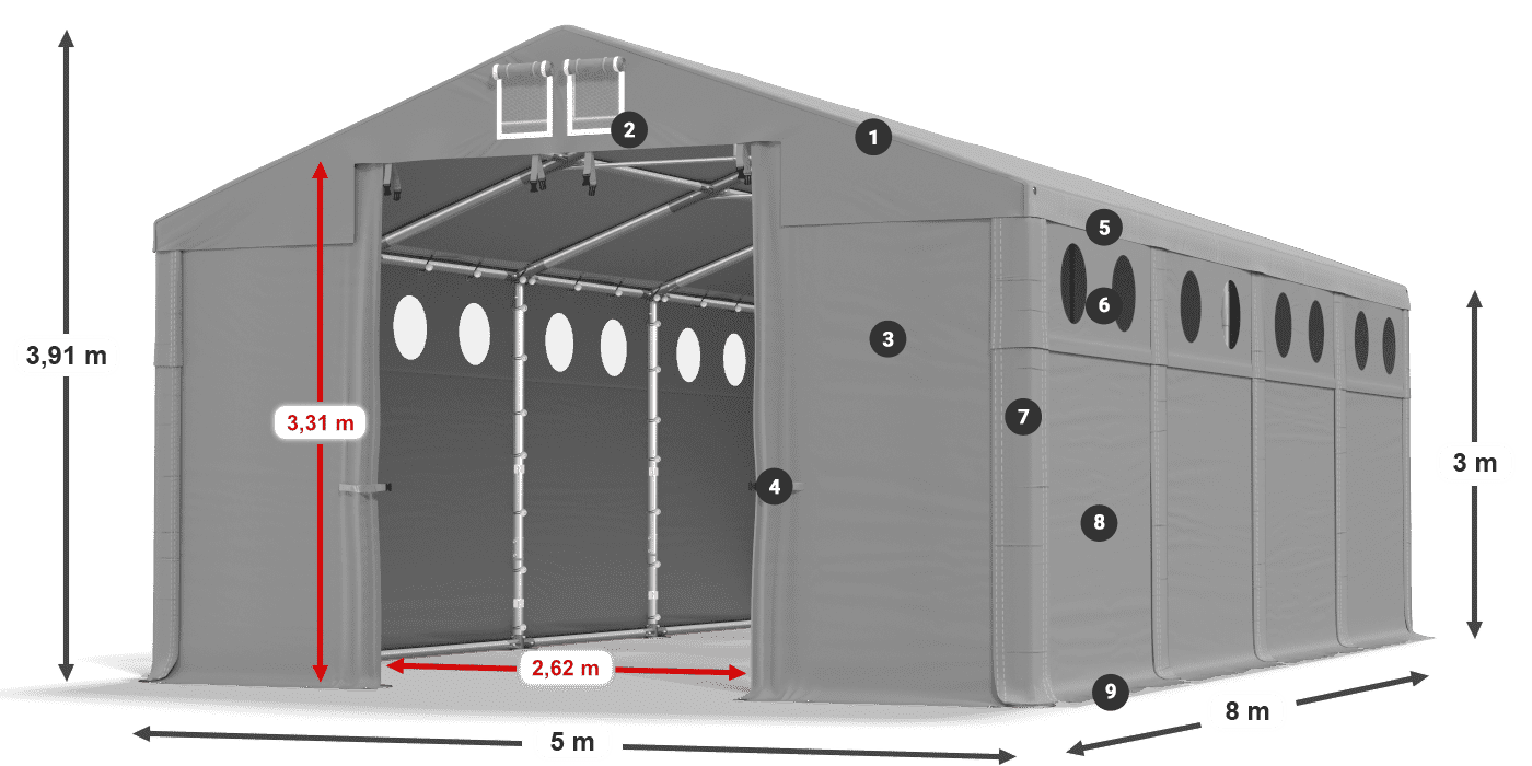 MSDO 560 PVC légende 3m