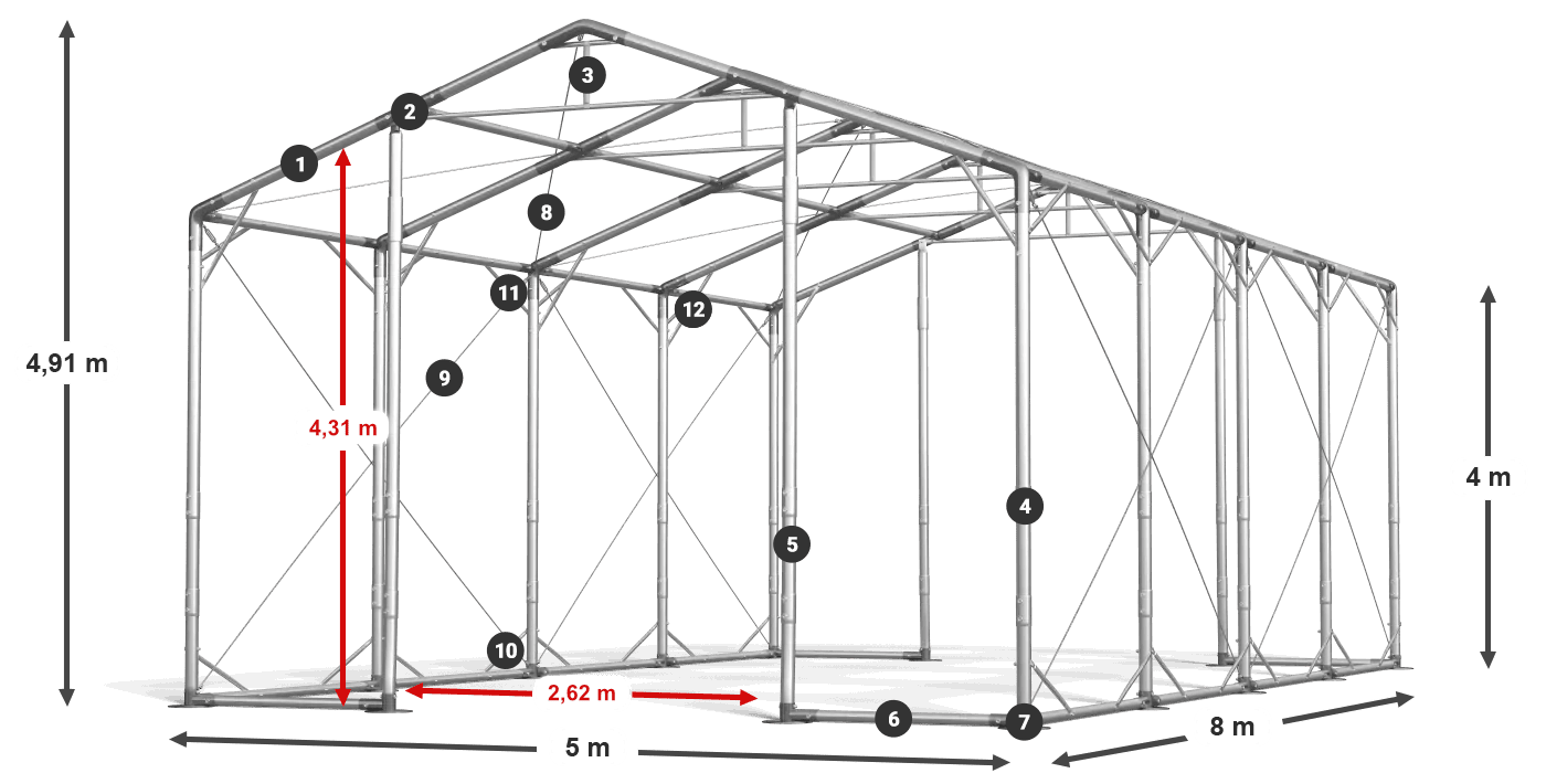 POLAR légende 2.5m-4m