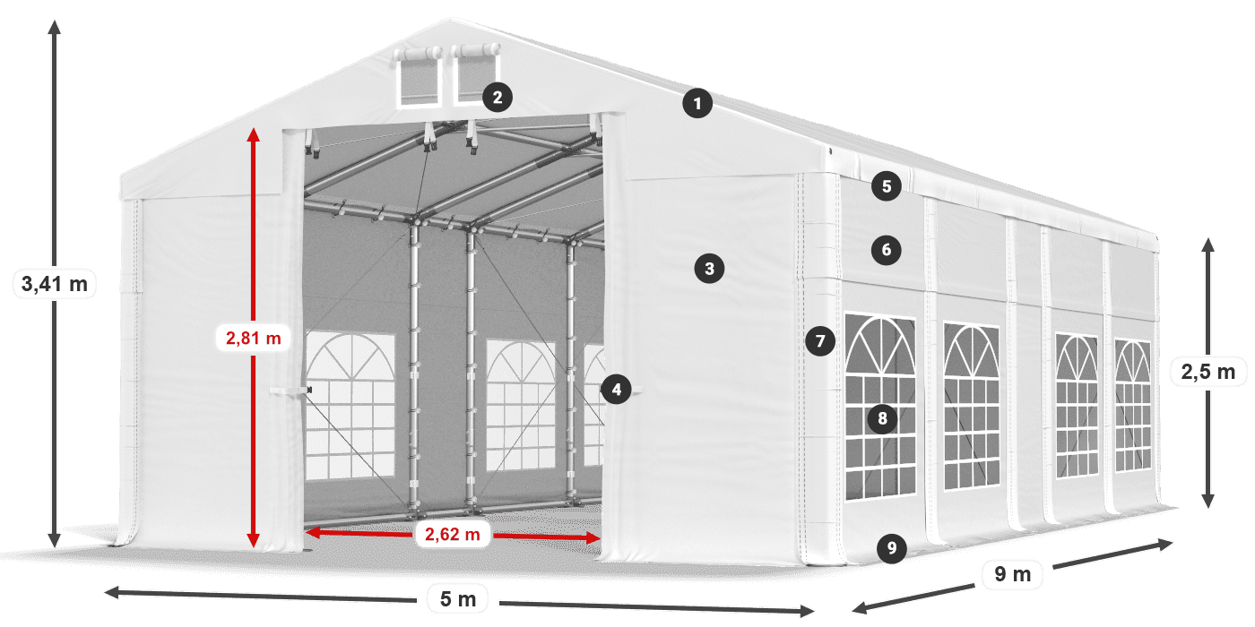 IFR 620 PVC légende 2,5m
