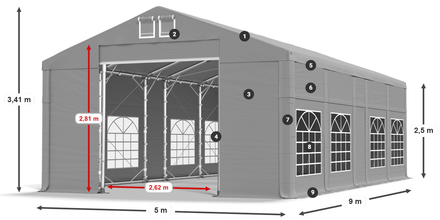 IMS 580 PVC légende 2,5m