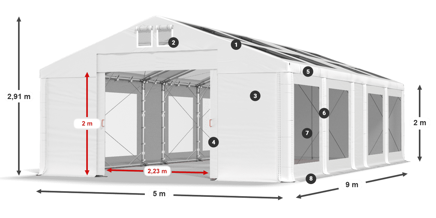 IMST 580 PVC légende 2m