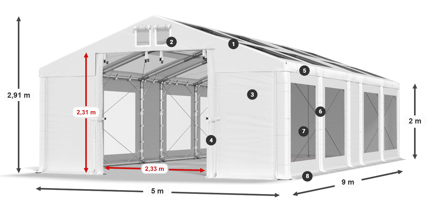 IMST 580 PVC légende 2m