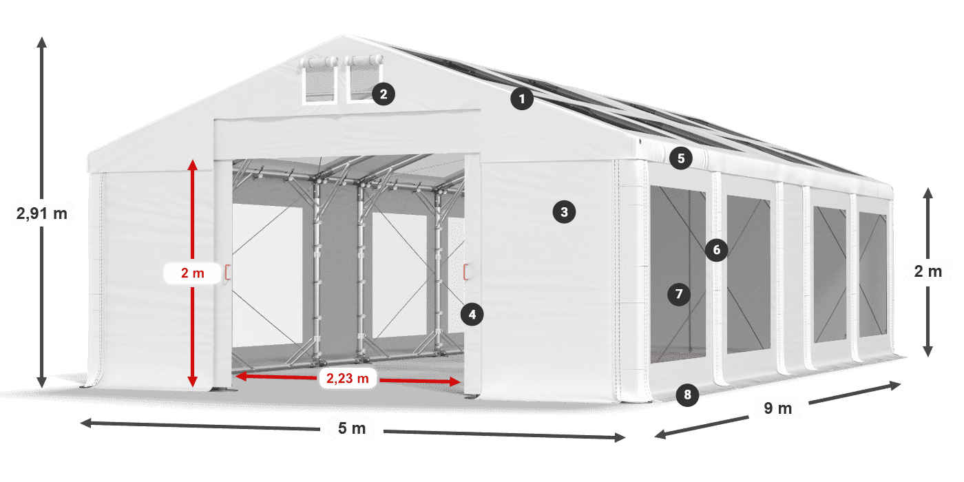 IMST 580 PVC légende 2m