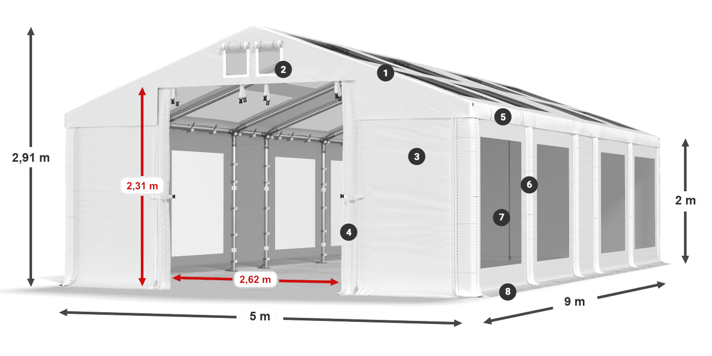 IMST 580 PVC légende 2m
