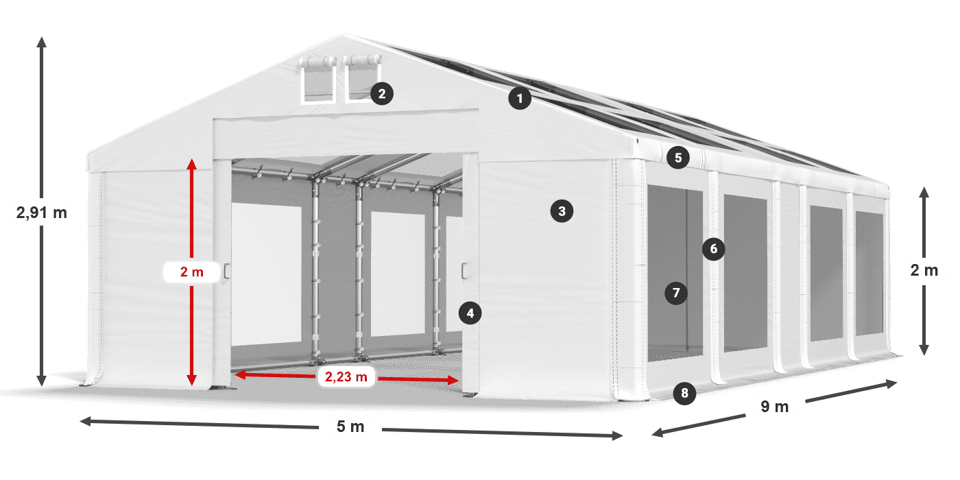 IMST 580 PVC légende 2m