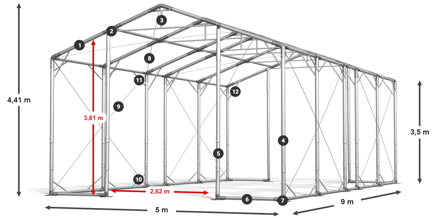 POLAR légende 2.5m-4m