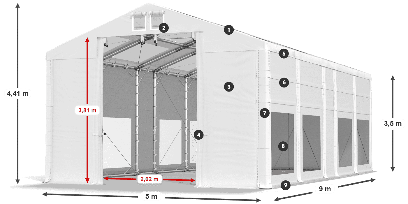 IMST 580 PVC légende 3,5m