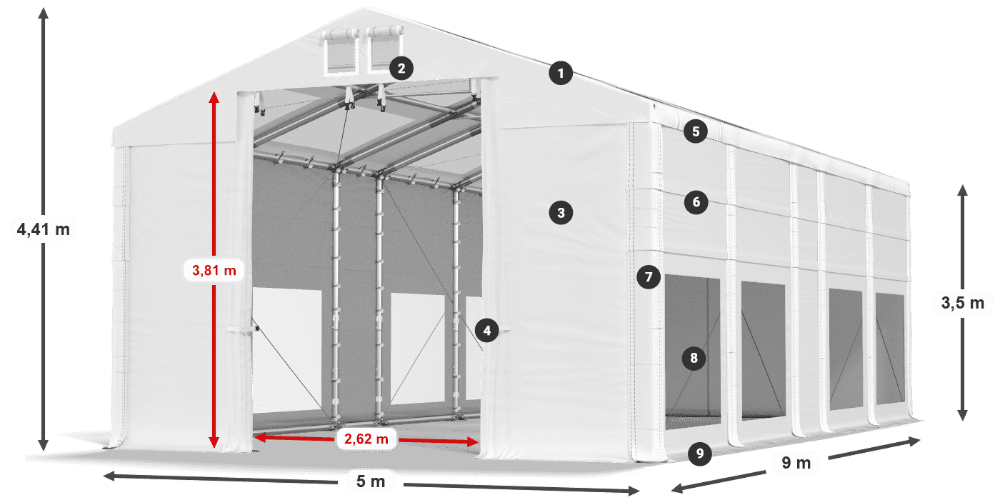 IMST 580 PVC légende 3,5m