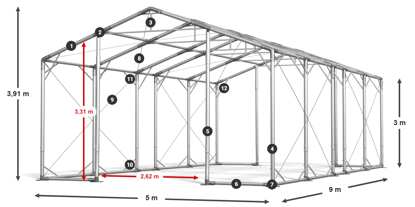 POLAR légende 2.5m-4m