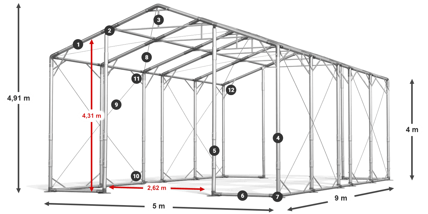 POLAR légende 2.5m-4m