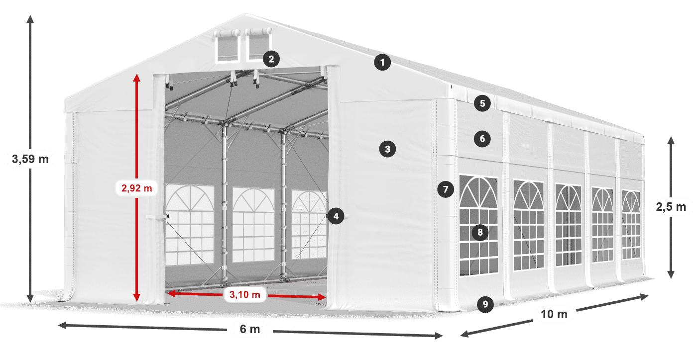 IMS 580 PVC légende 2,5m
