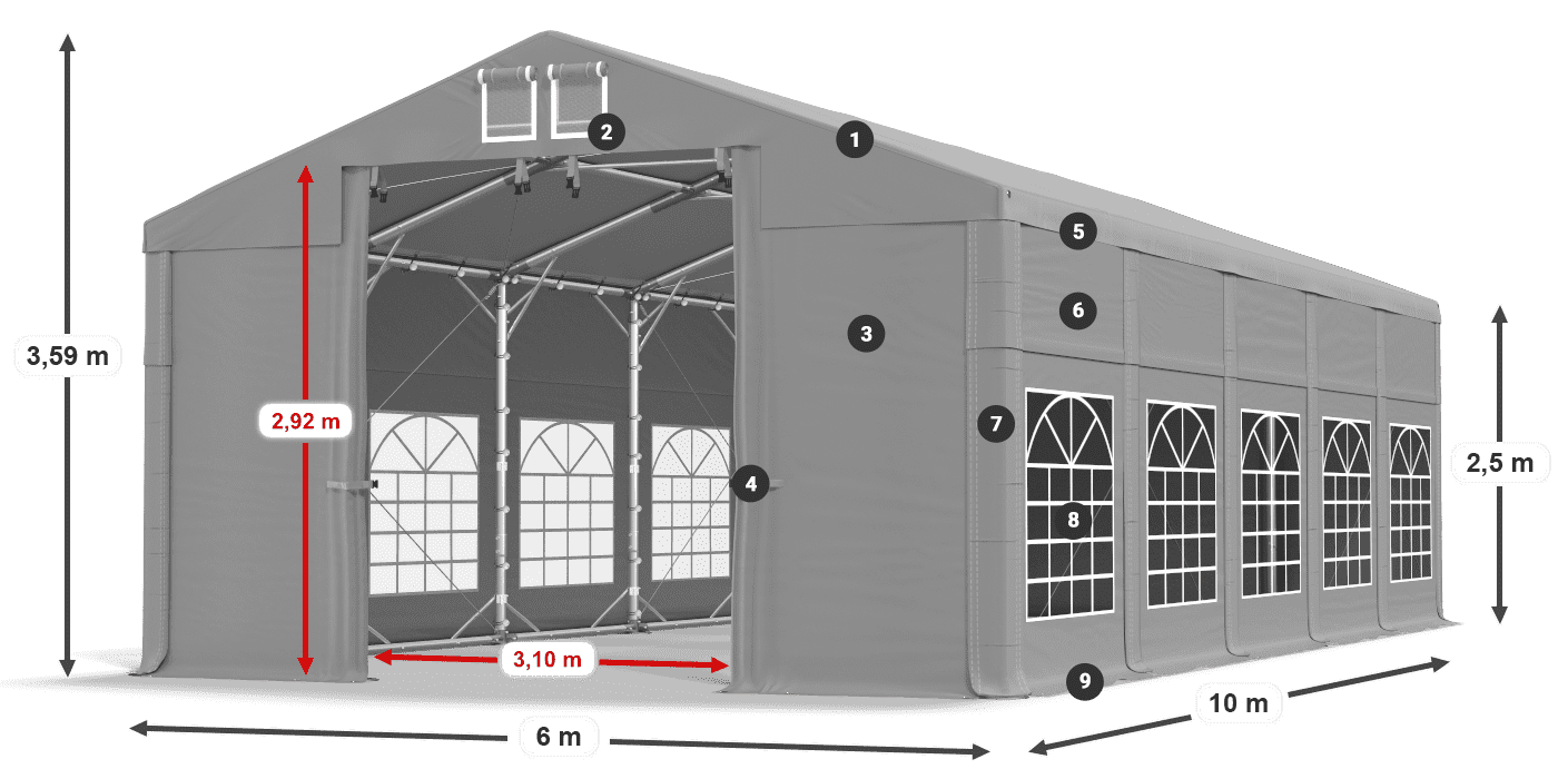 IMS 580 PVC légende 2,5m