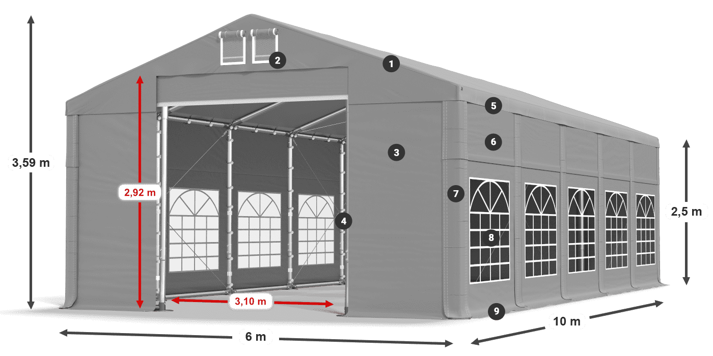 IMS 580 PVC légende 2,5m