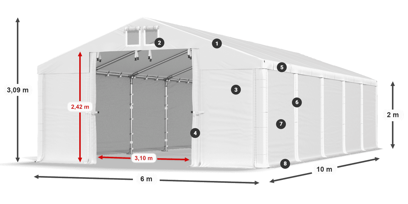 MFR 620 PVC légende 2m