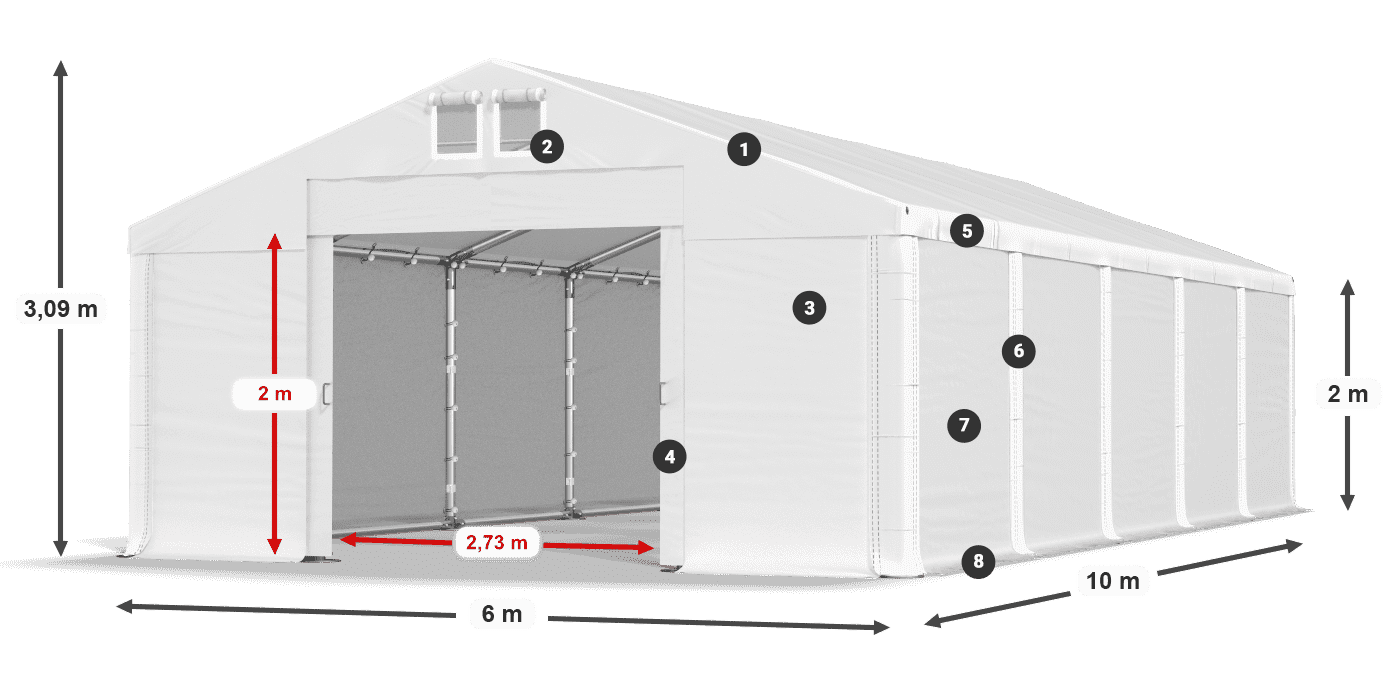 MFR 620 PVC légende 2m