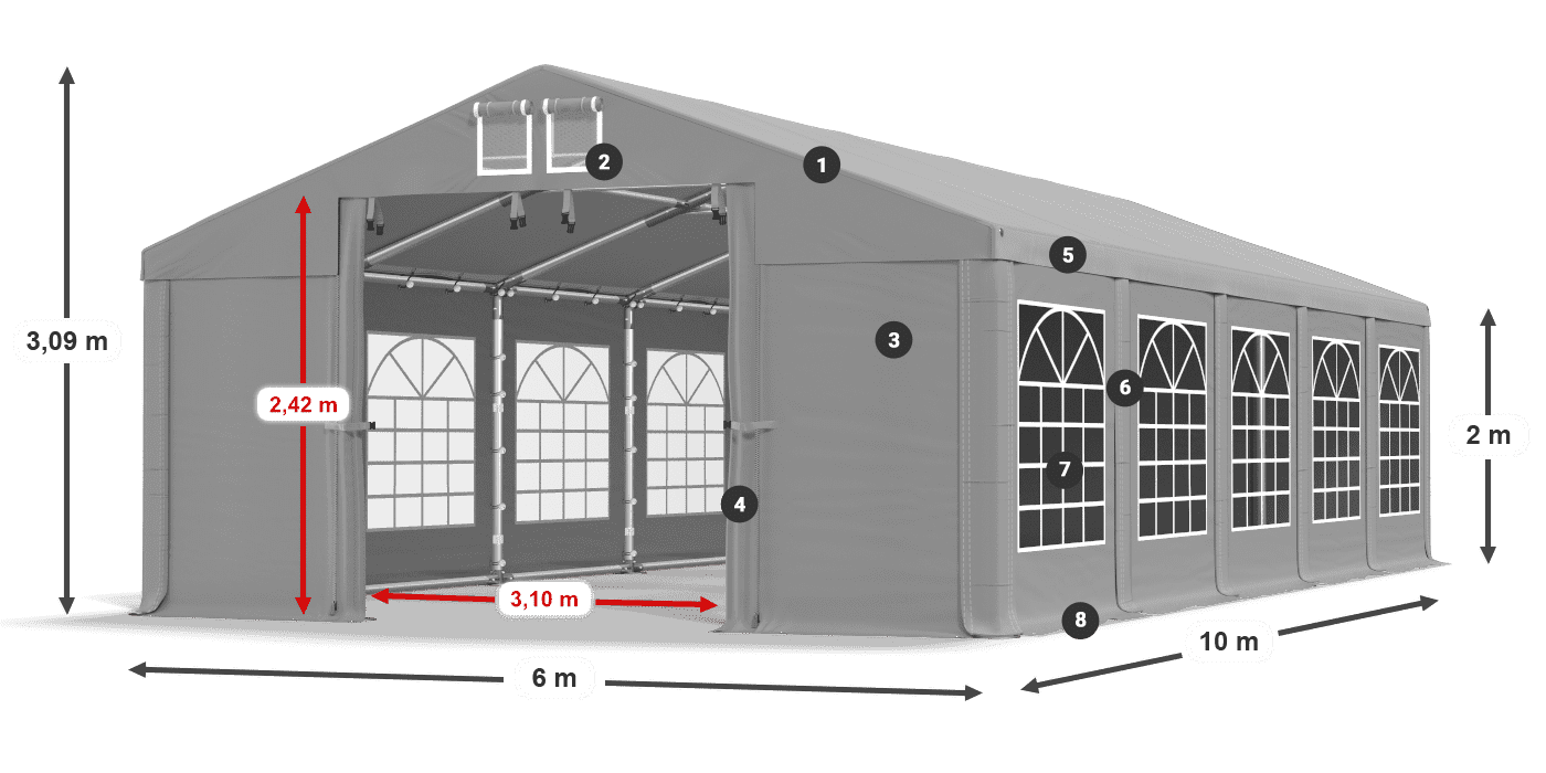 IMS 580 PVC légende 2m
