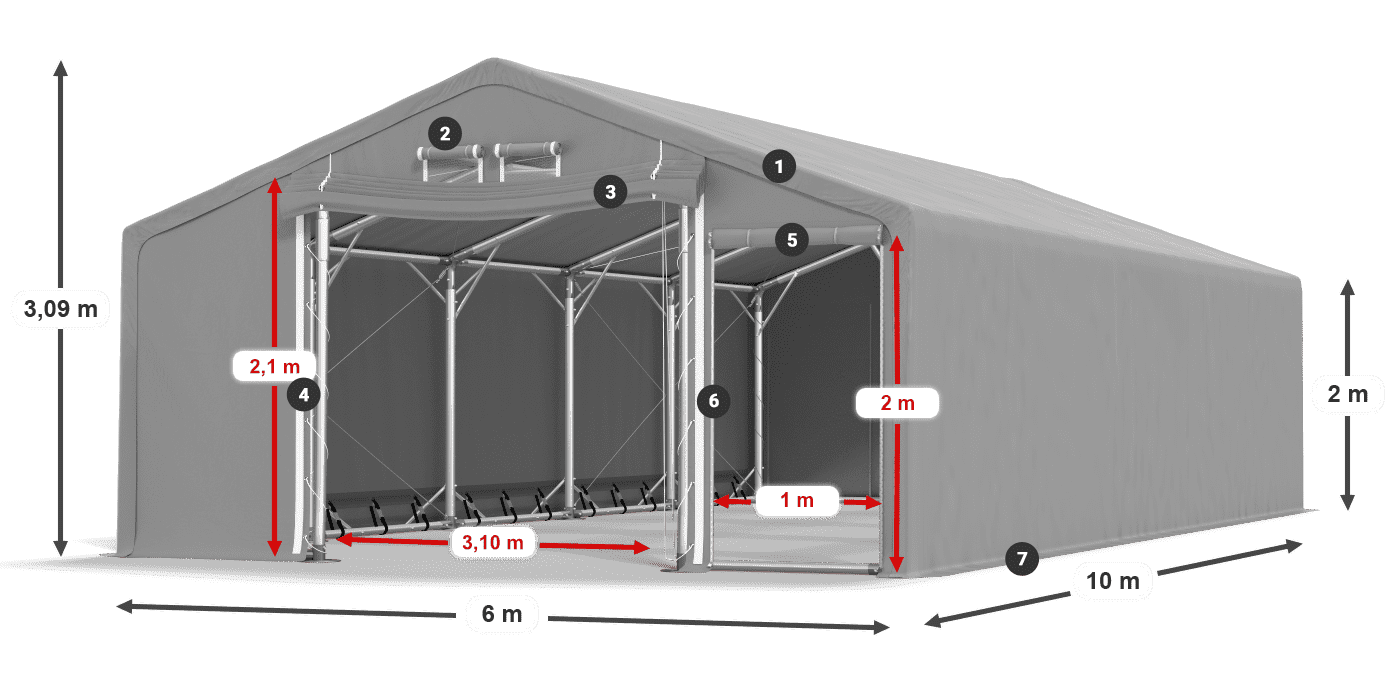 SFR 600 PVC légende