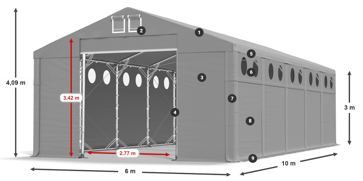 MFRO 620 PVC légende 3m