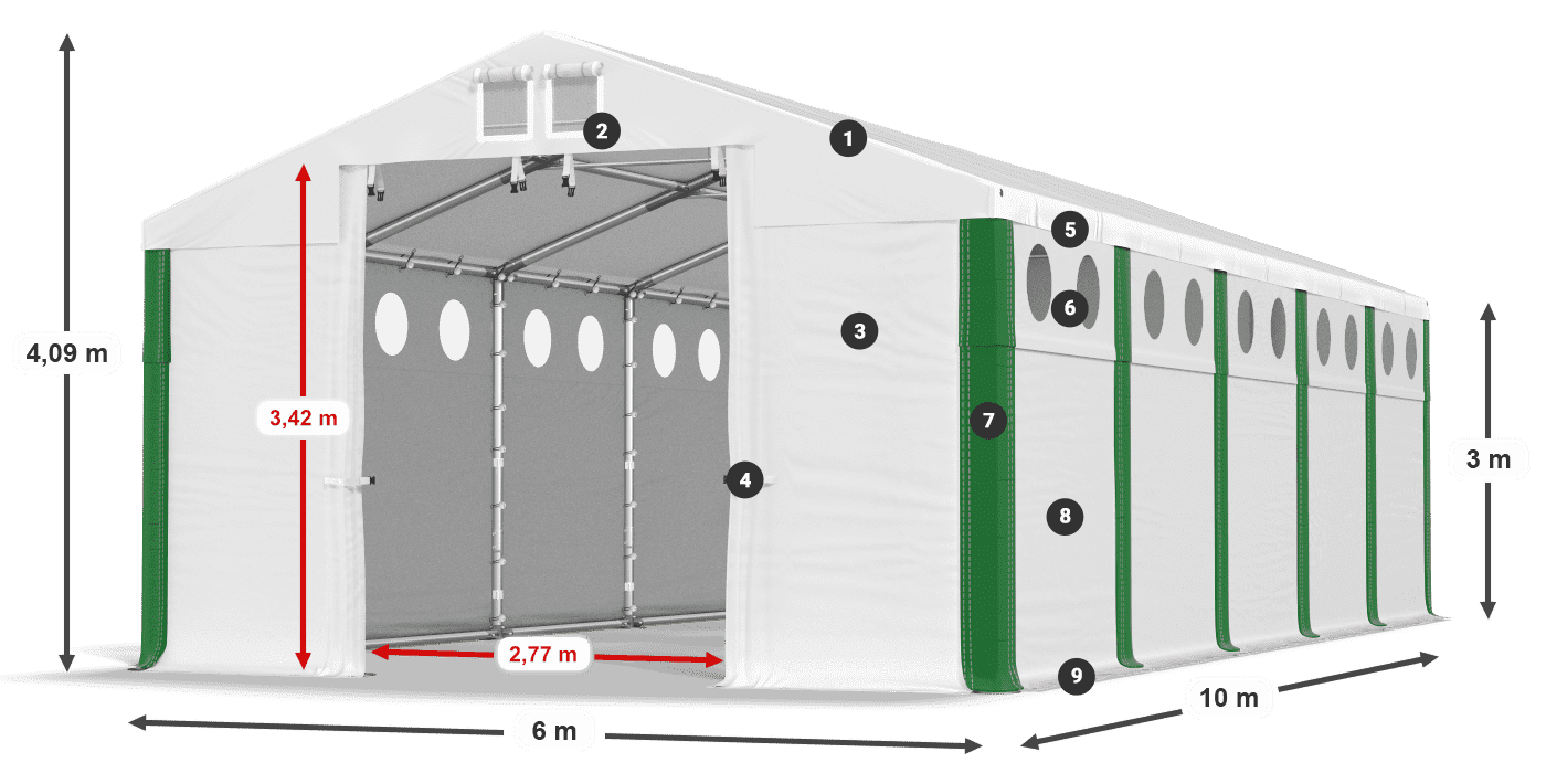 MFRO 620 PVC légende 3m
