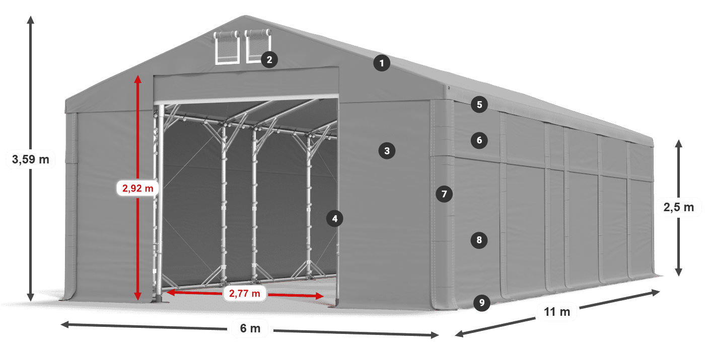 MFR 620 PVC légende 2,5m