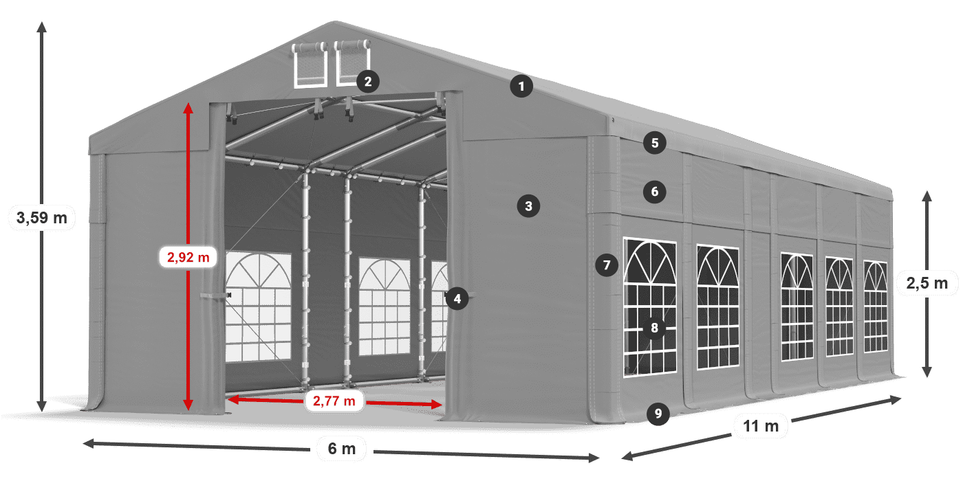 IMS 580 PVC légende 2,5m