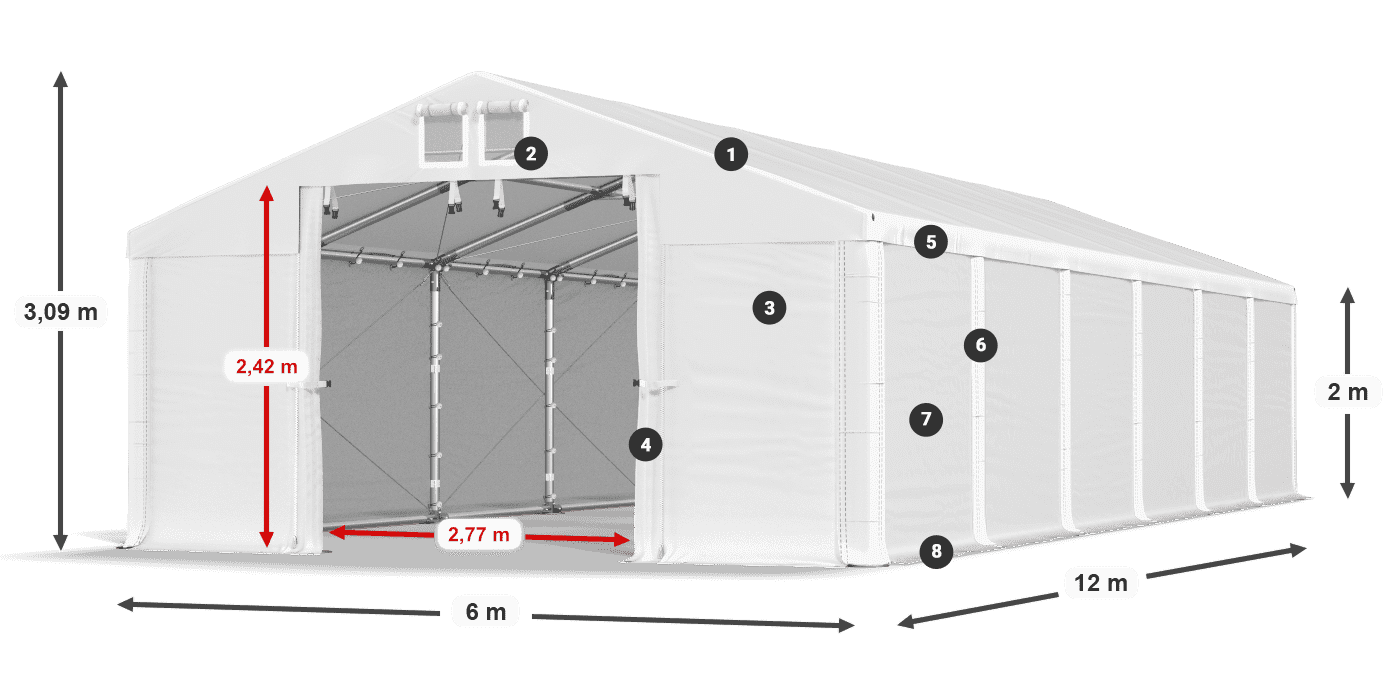 MFR 620 PVC légende 2m