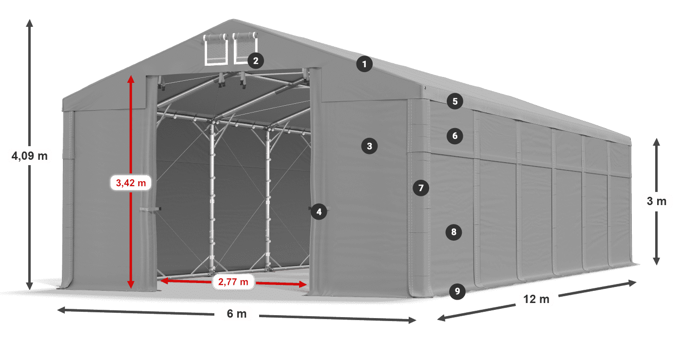 MFR 620 PVC légende 3m