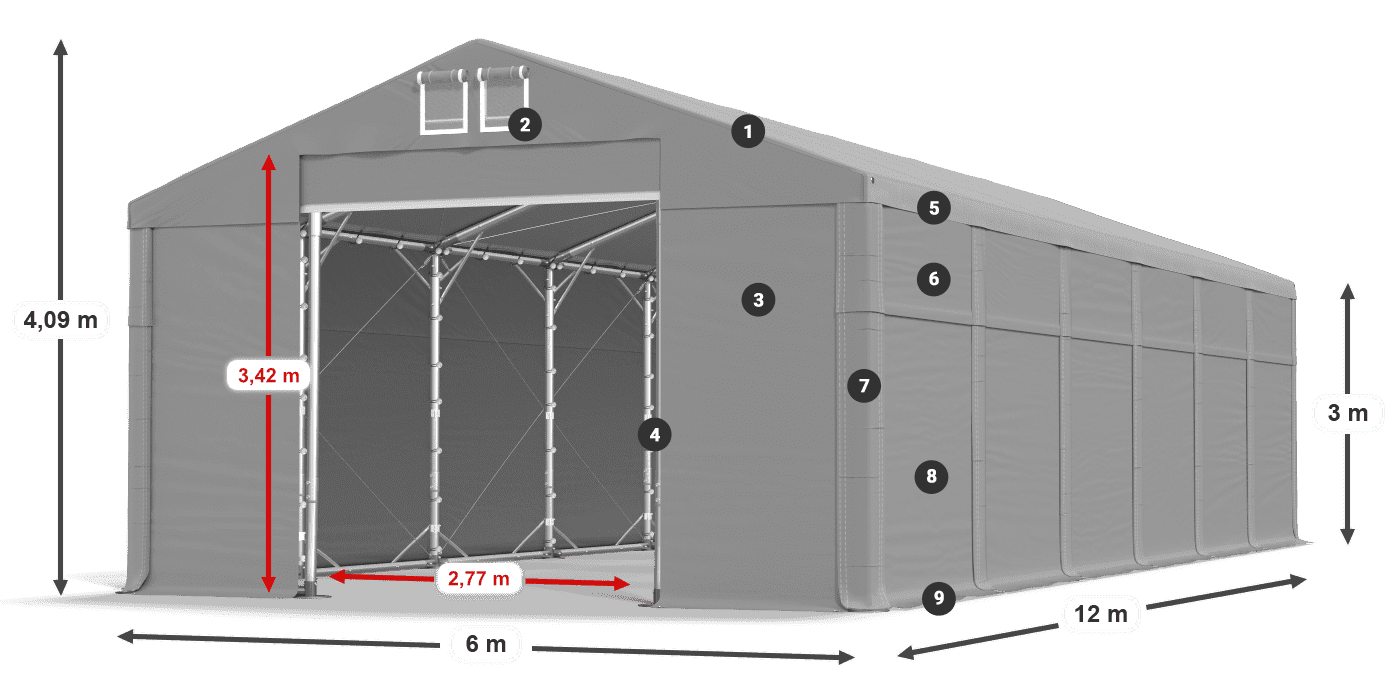 MFR 620 PVC légende 3m