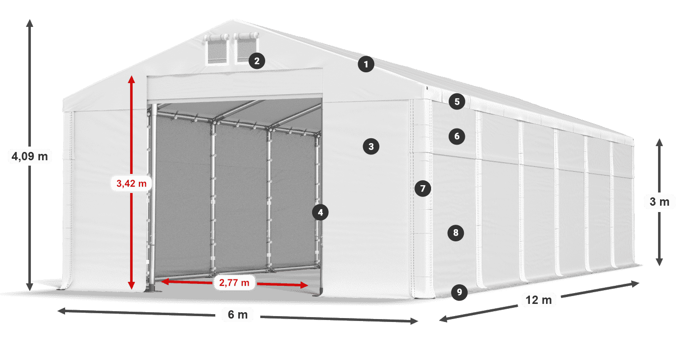 MFR 620 PVC légende 3m