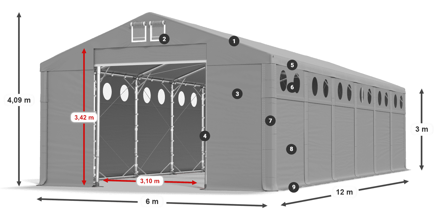 MMSO 580 PVC légende 3m MMSO 580 PVC légende 3m