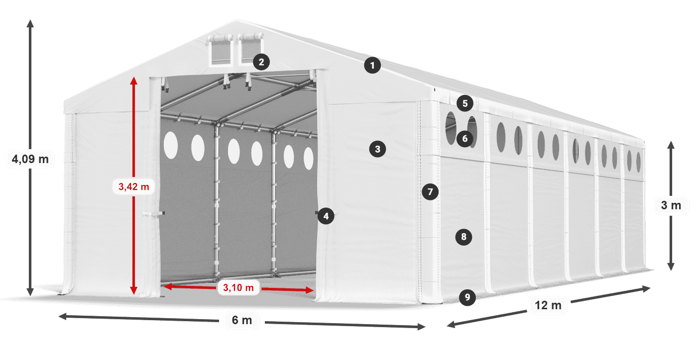 MMSO 580 PVC légende 3m