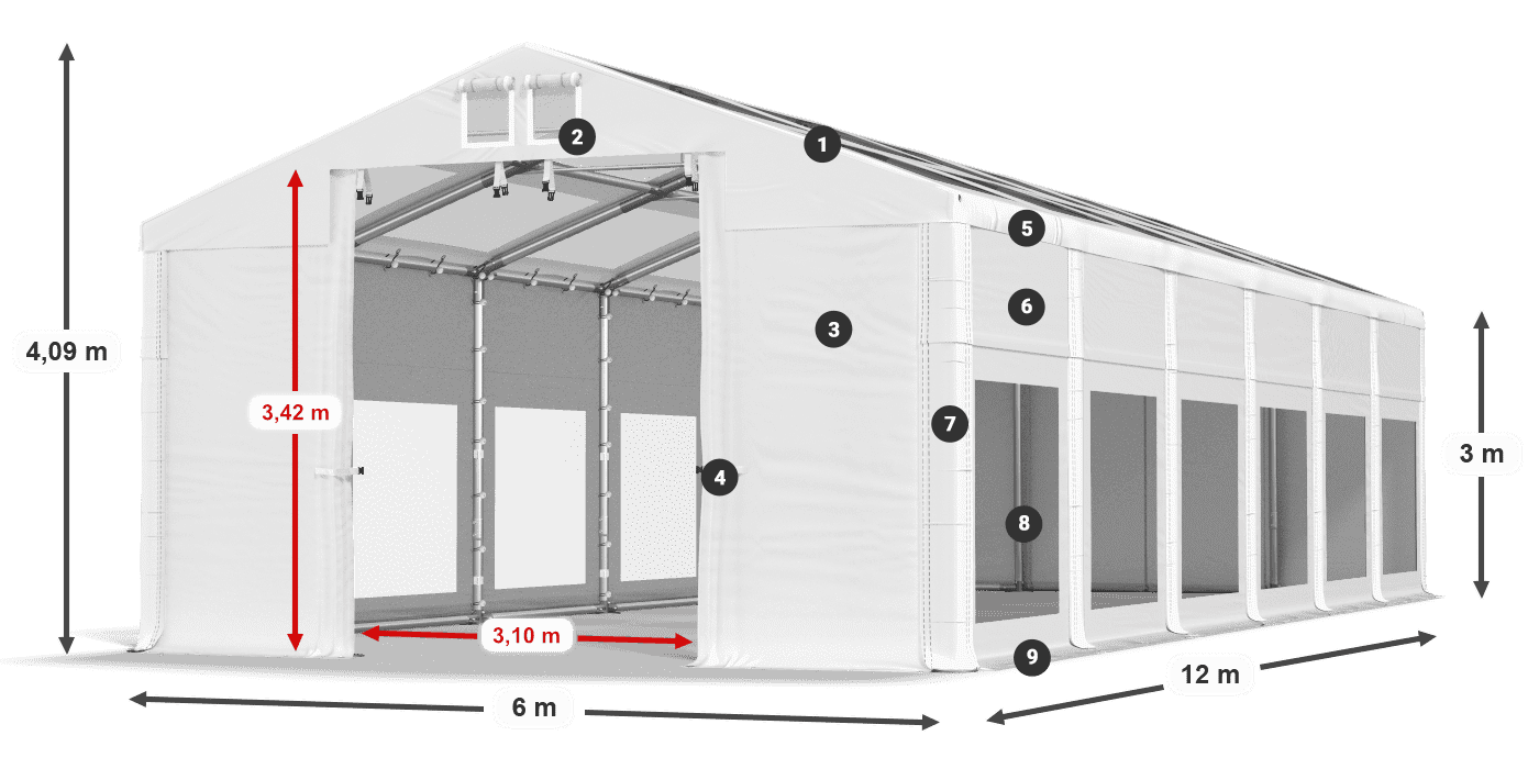 IMST 580 PVC légende 3m
