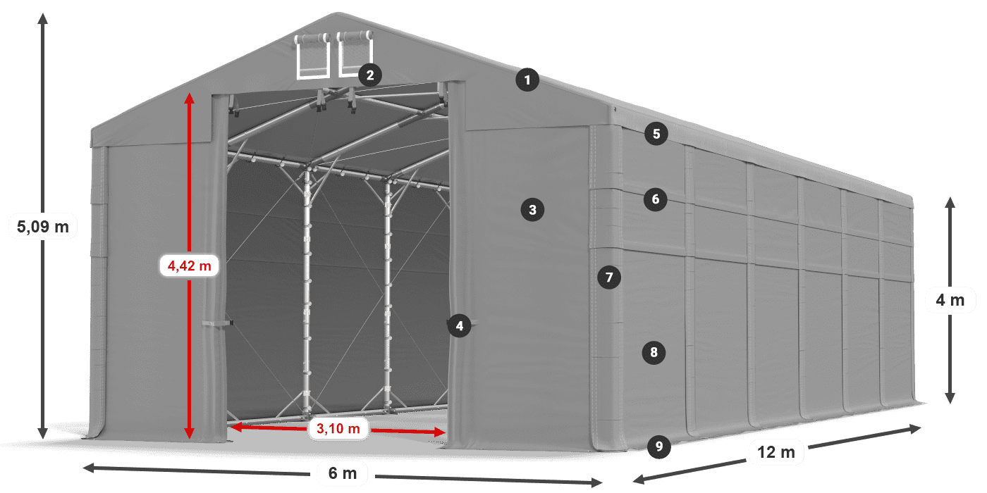 MFR 620 PVC légende 4m